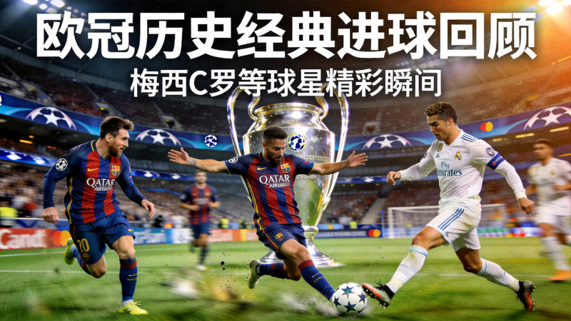 欧冠历史经典进球回顾集锦，梅西C罗等球星精彩瞬间