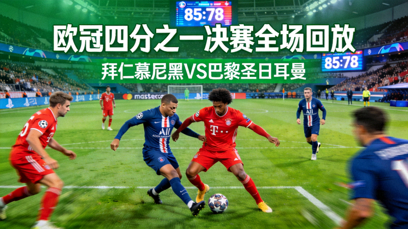 欧冠四分之一决赛拜仁慕尼黑对阵巴黎圣日耳曼全场回放